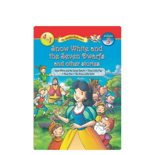 Jolly Kids My Golden Collection Volume 3 Snow White & The Seven Dwarfs & Other 4 in 1 Bedtime Stories| Ages 3-8 Year -  buy in usa 