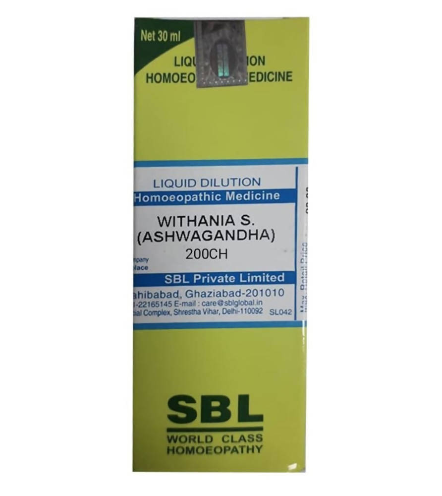 SBL Homeopathy Withania S (Ashwagandha) Dilution