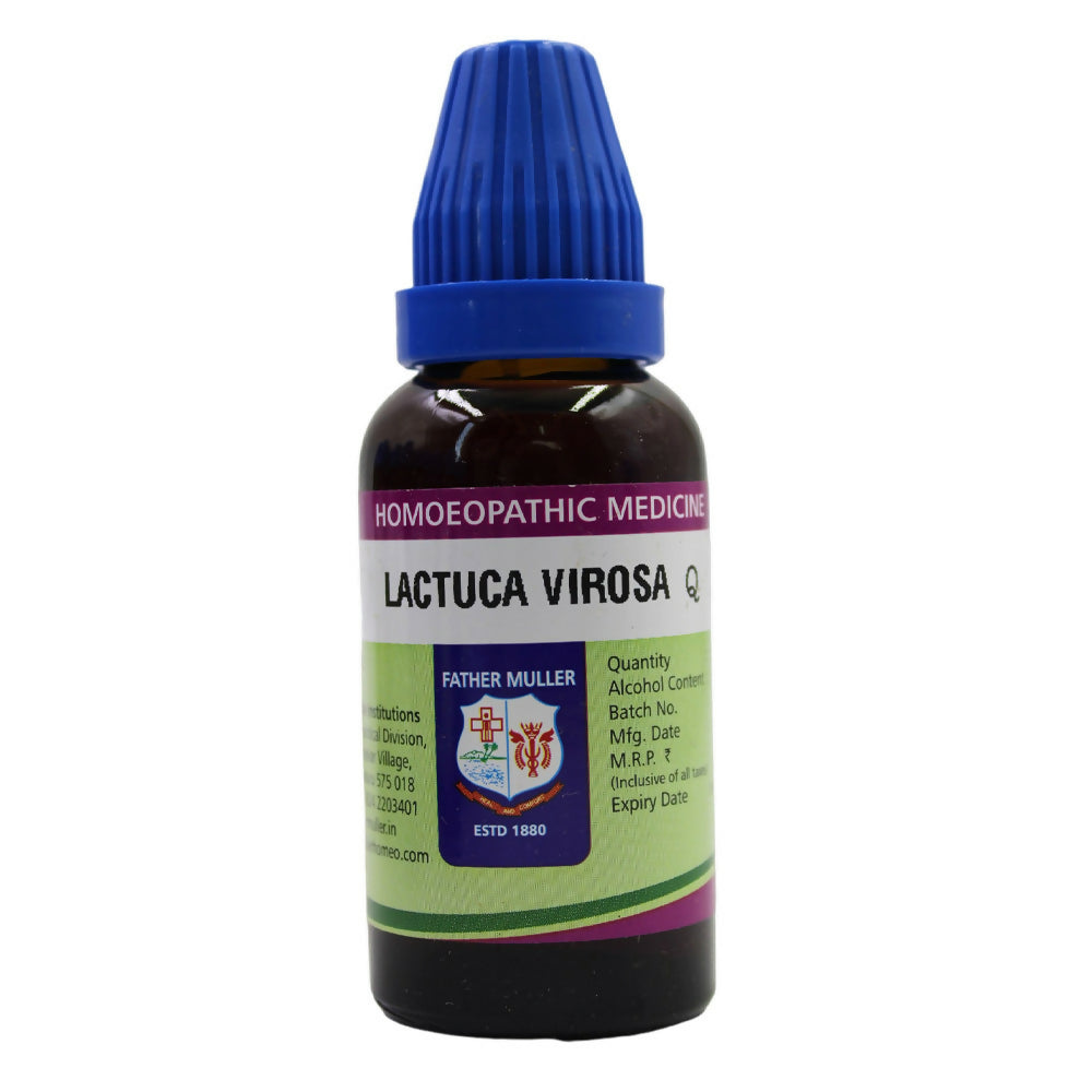 Father Muller Lactuca Virosa Mother Tincture Q
