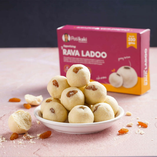Patilkaki Rava Ladoo