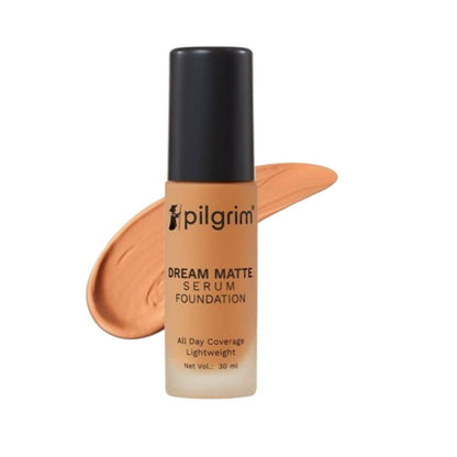 Pilgrim Dream Matte Serum Foundation For Deep Skin Tone Rich Caramel