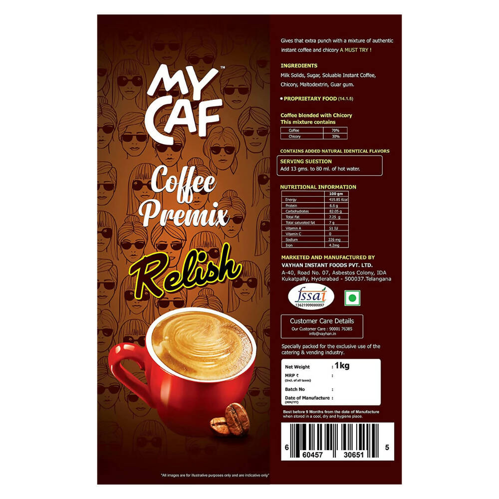 Mycaf Relish Instant Coffee Premix - BUDNE