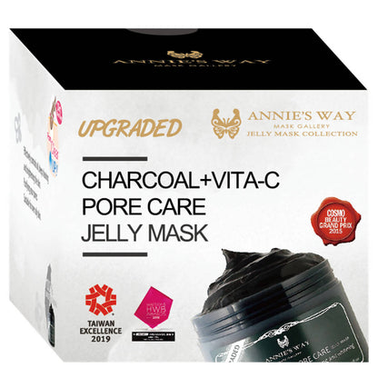 Annie's Way Charcoal + Vita-C Pore Care Jelly Mask - usa canada australia