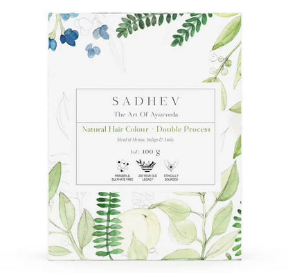 Sadhev Ayurvedic Hair Color-Double Process - BUDNE