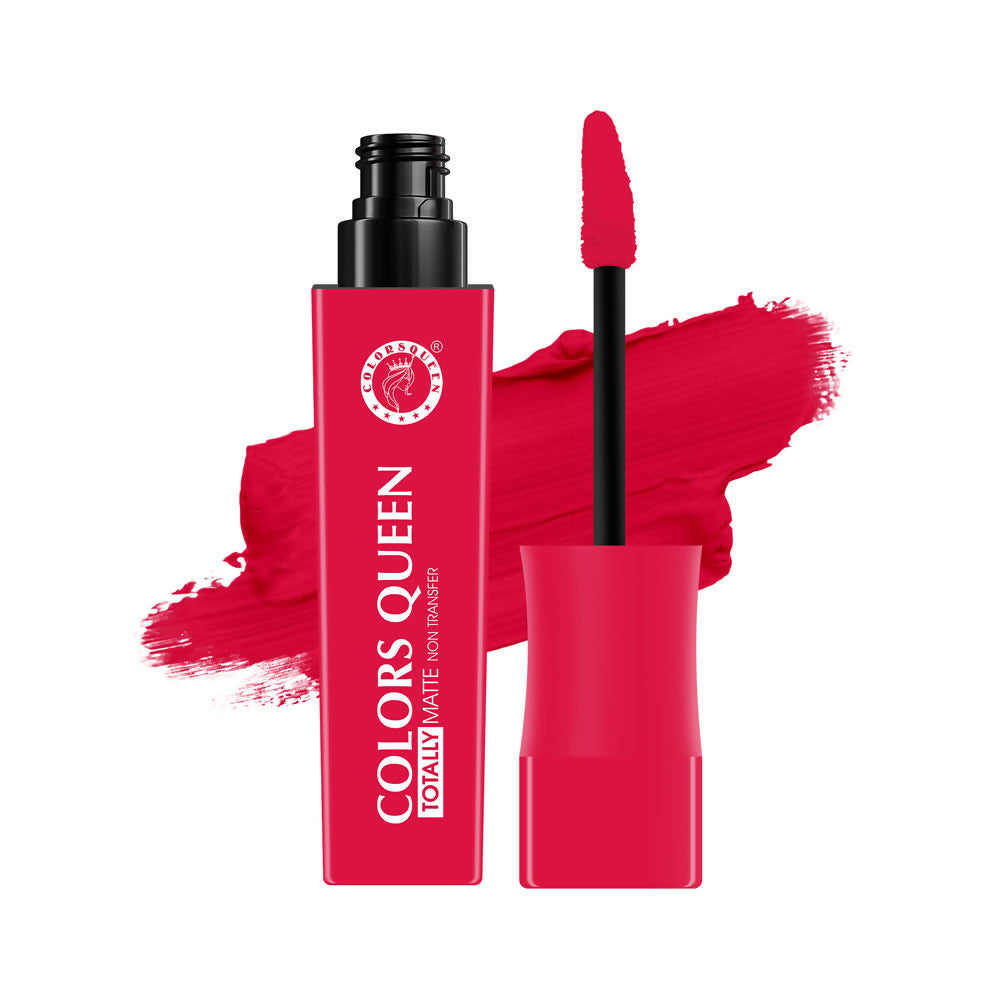 Colors Queen Totally Matte Liquid Lipstick - Pinky Spice