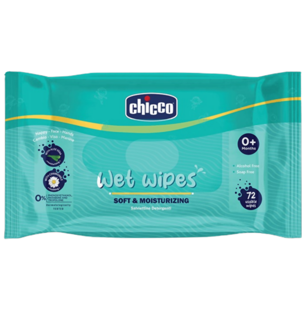 Chicco Wet Wipes Soft & Moisturizing -  USA, Australia, Canada 