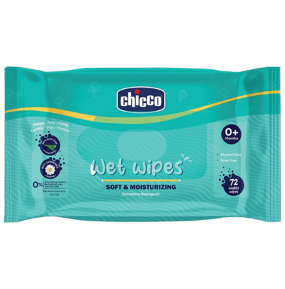 Chicco Wet Wipes Soft & Moisturizing -  USA, Australia, Canada 
