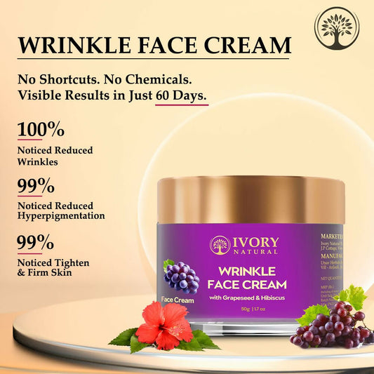 Ivory Natural Wrinkle Face Cream For More Radiant And Youthful Look