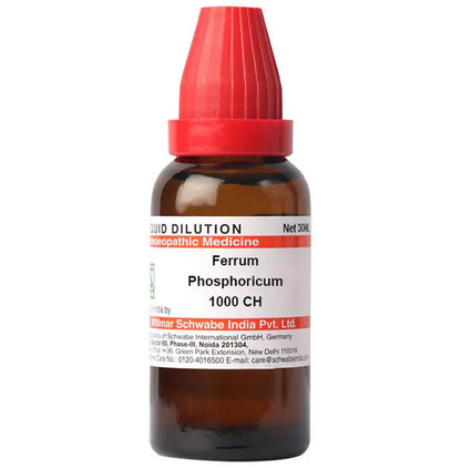 Dr. Willmar Schwabe India Ferrum Phosphoricum Dilution - BUDNE