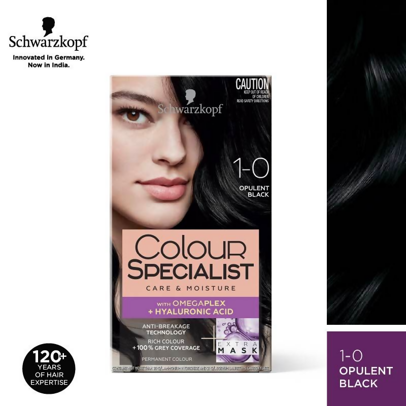 Schwarzkopf Colour Specialist Permanent Hair Colour - 1.0 Opulent Black