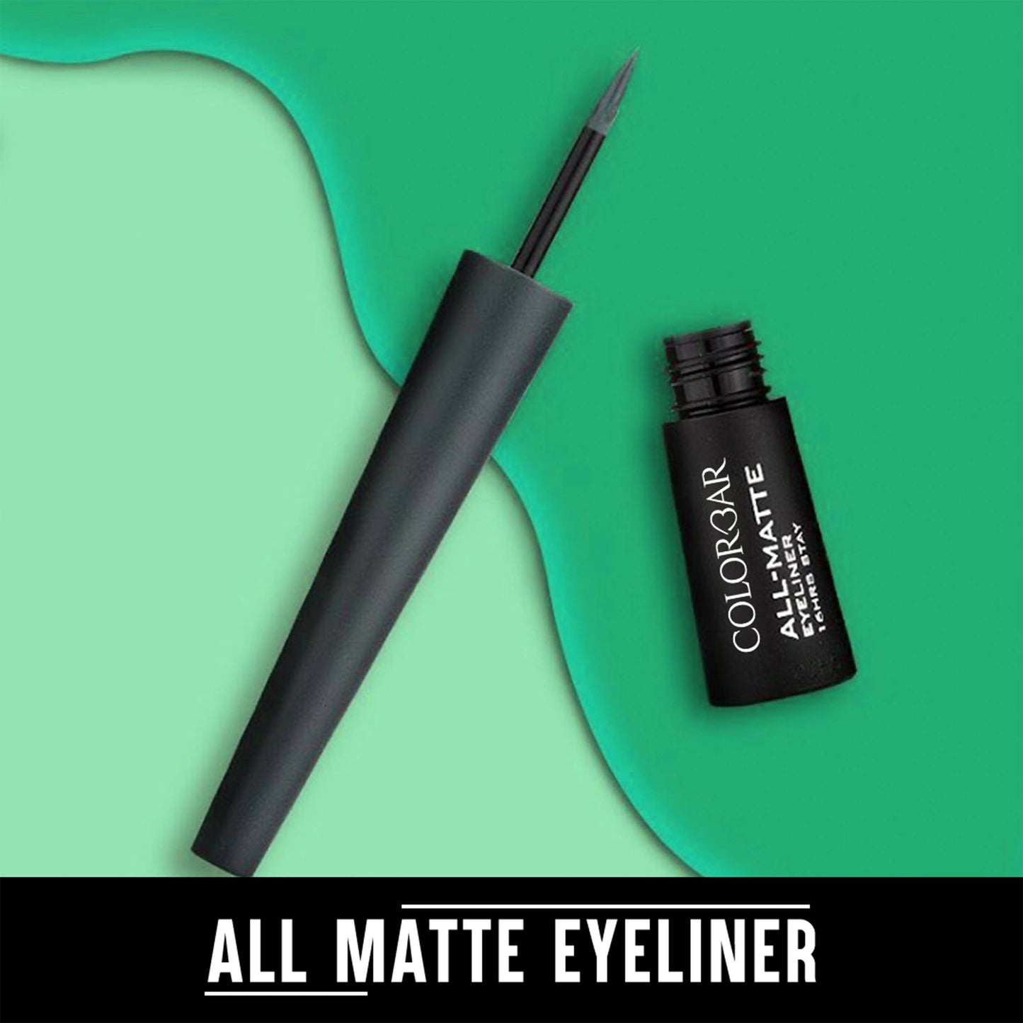 Colorbar All-Matte Eyeliner Matte Black