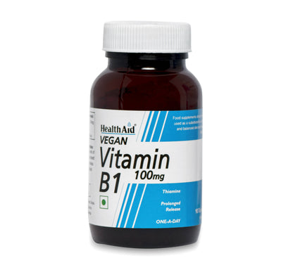 HealthAid Vitamin B1 100 mg Thiamin Tablets