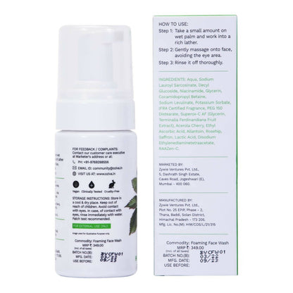 OZiva Bioactive Vitamin C30 Foaming Face Wash