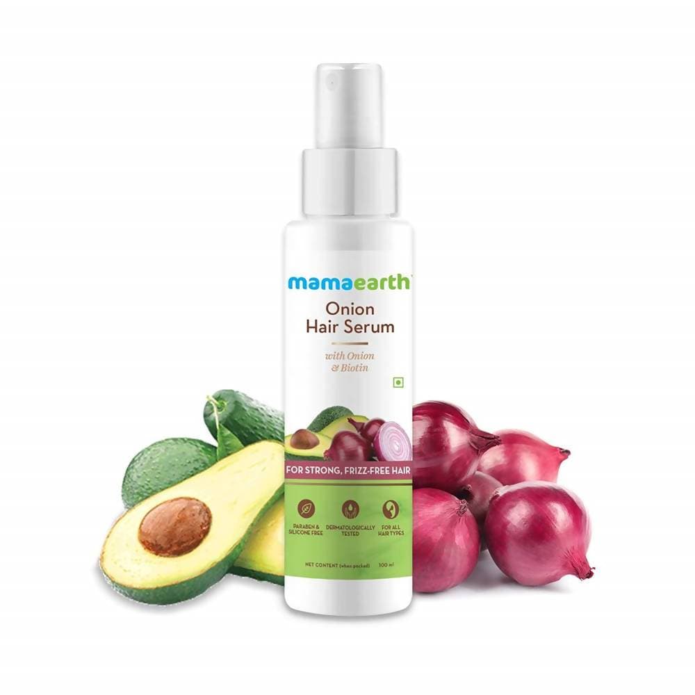 Mamaearth Onion Hair Serum For Strong , Frizz Free Hair