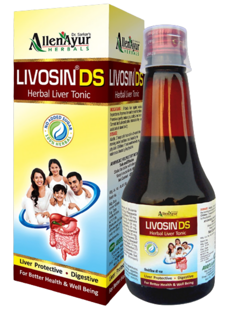 Dr. Sarkar's Allen Ayur Herbals Livosin DS Tonic - BUDEN