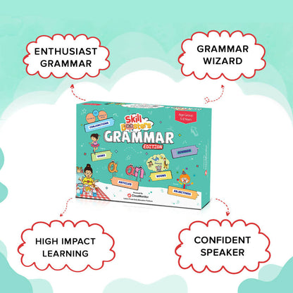 ClassMonitor English Grammar Learning Kit with Free Mobile App Skill Booster Learning Kit for kids of Age 5 - 8 Years