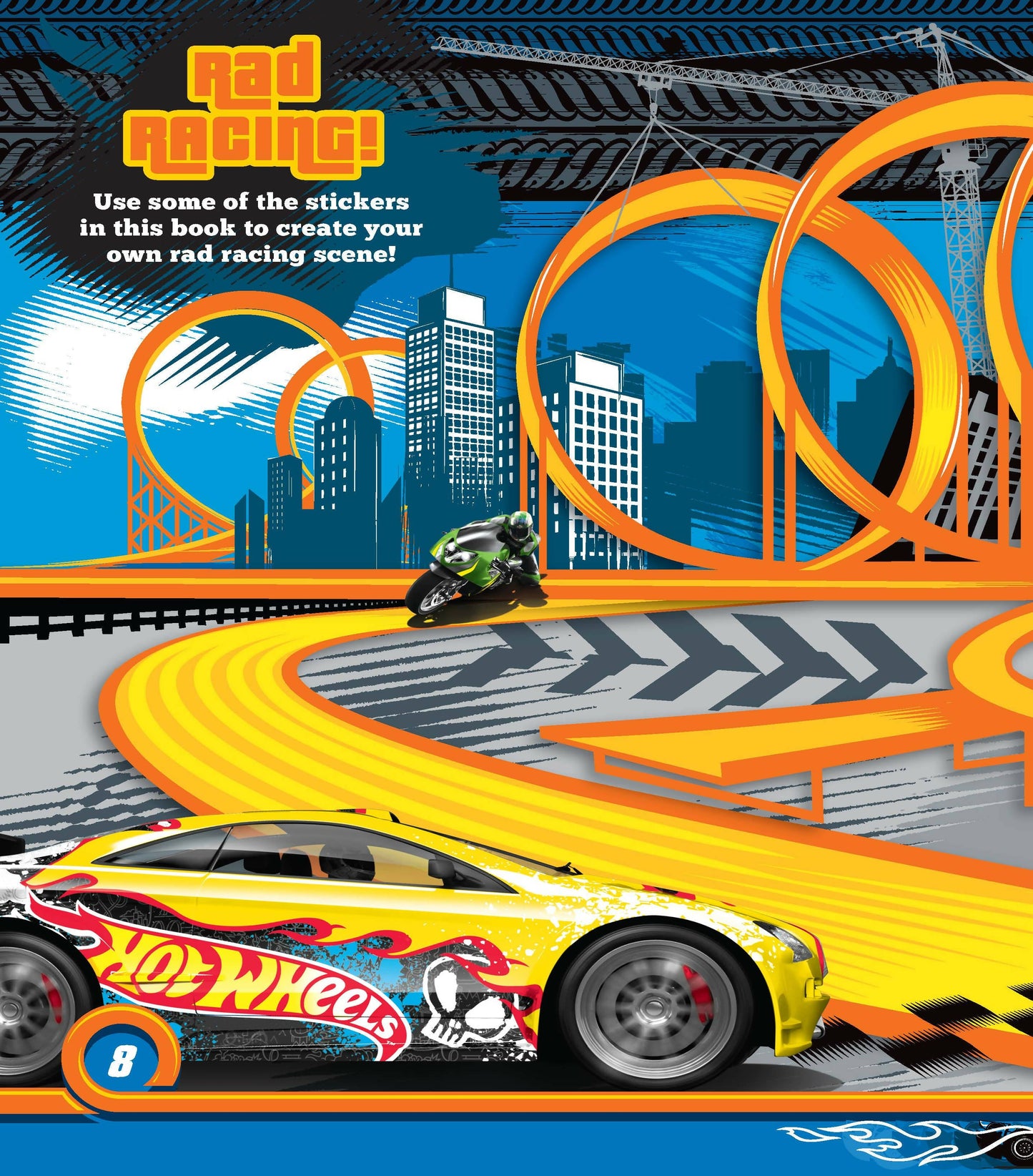 Dreamland Publications Hot Wheels Activity Book with Stickers: Children Interactive & Activity Book