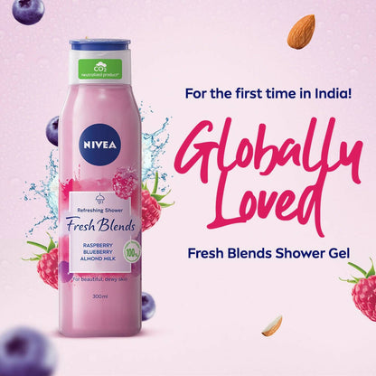Nivea Fresh Blends Raspberry Body Wash