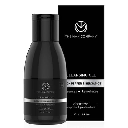 The Man Company Charcoal Cleansing Gel - usa canada australia