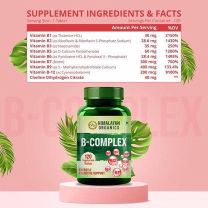 Himalayan Organics B- Complex Tablets