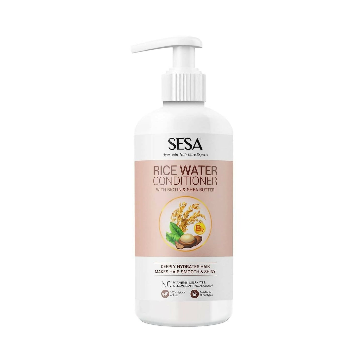Sesa Ayurvedic Rice Water Conditioner with Biotin & Shea Butter - Distacart